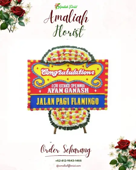 Sewa Papan Bunga Poga